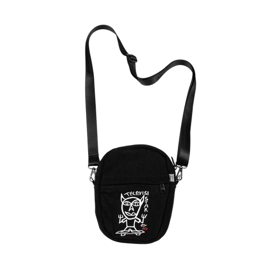 TVSTAR x SEX DENIM SLINGBAG - BLACK