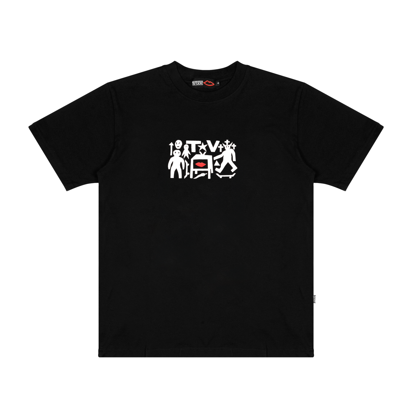 TVSTAR x SEX PROGRAM TEE - BLACK