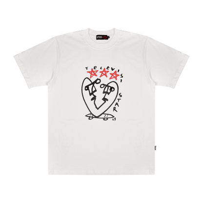 TVSTAR x SEX TWIN RIDE TEE - WHITE
