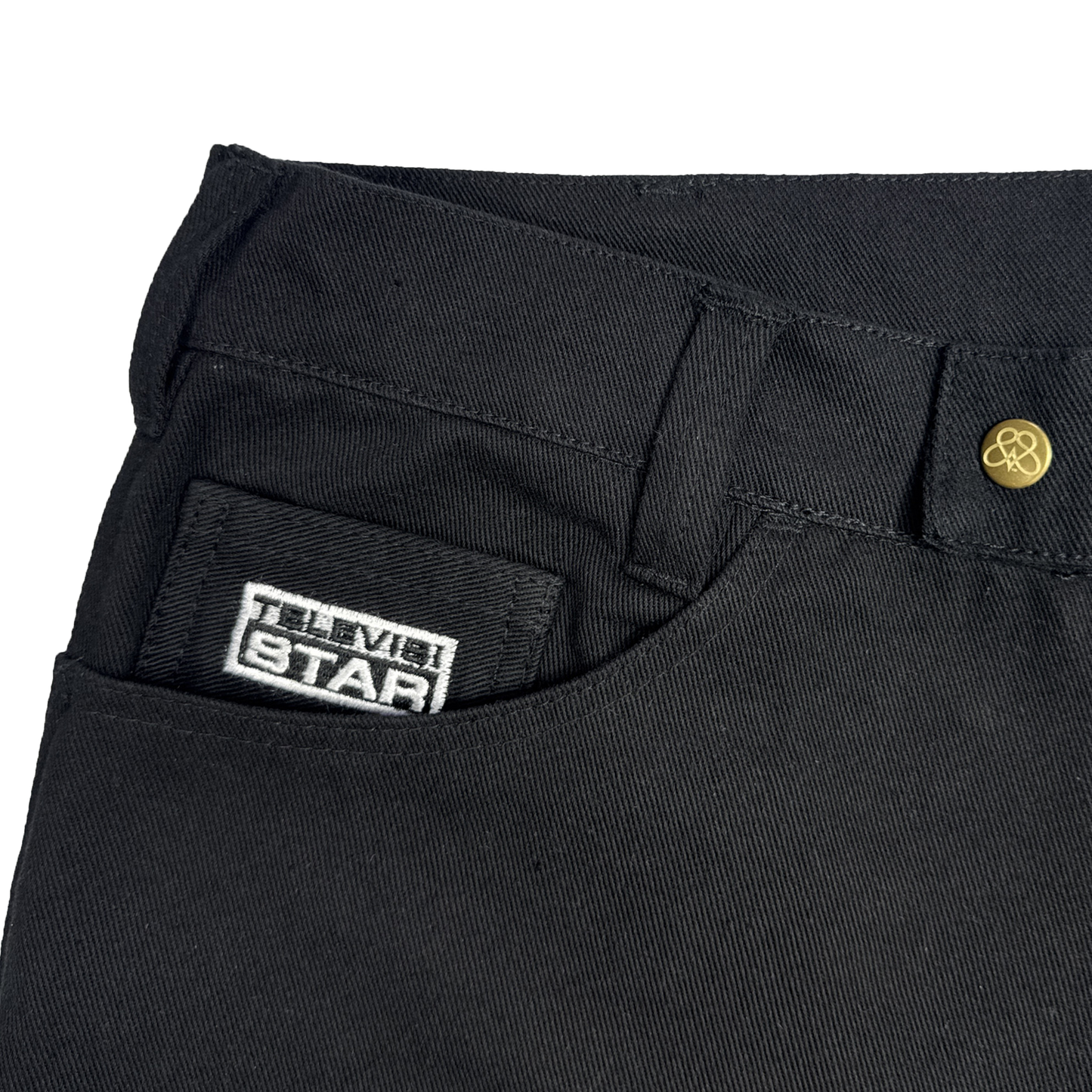 TVSTAR x ANDY ANDERSON DENIM PANT - BLACK