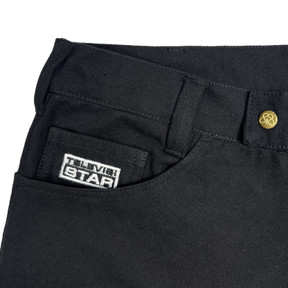 TVSTAR x ANDY ANDERSON DENIM PANT - BLACK