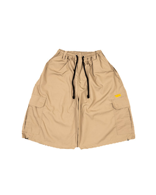 NOMMO RIPSTOP CARGO SHORT - BEIGE