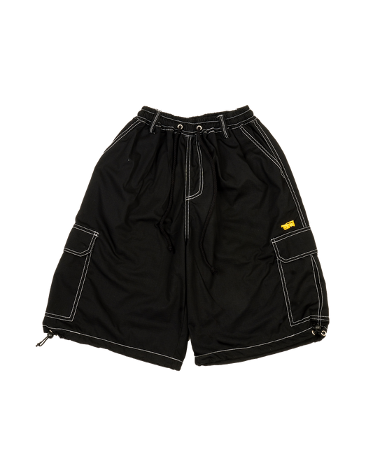 NOMMO RIPSTOP CARGO SHORT - BLACK