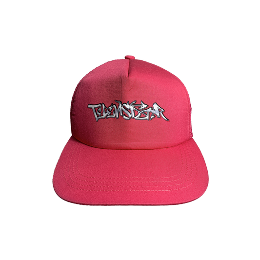 CHROME TAGG TRUCKER HAT - PINK