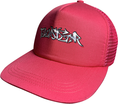 CHROME TAGG TRUCKER HAT - PINK