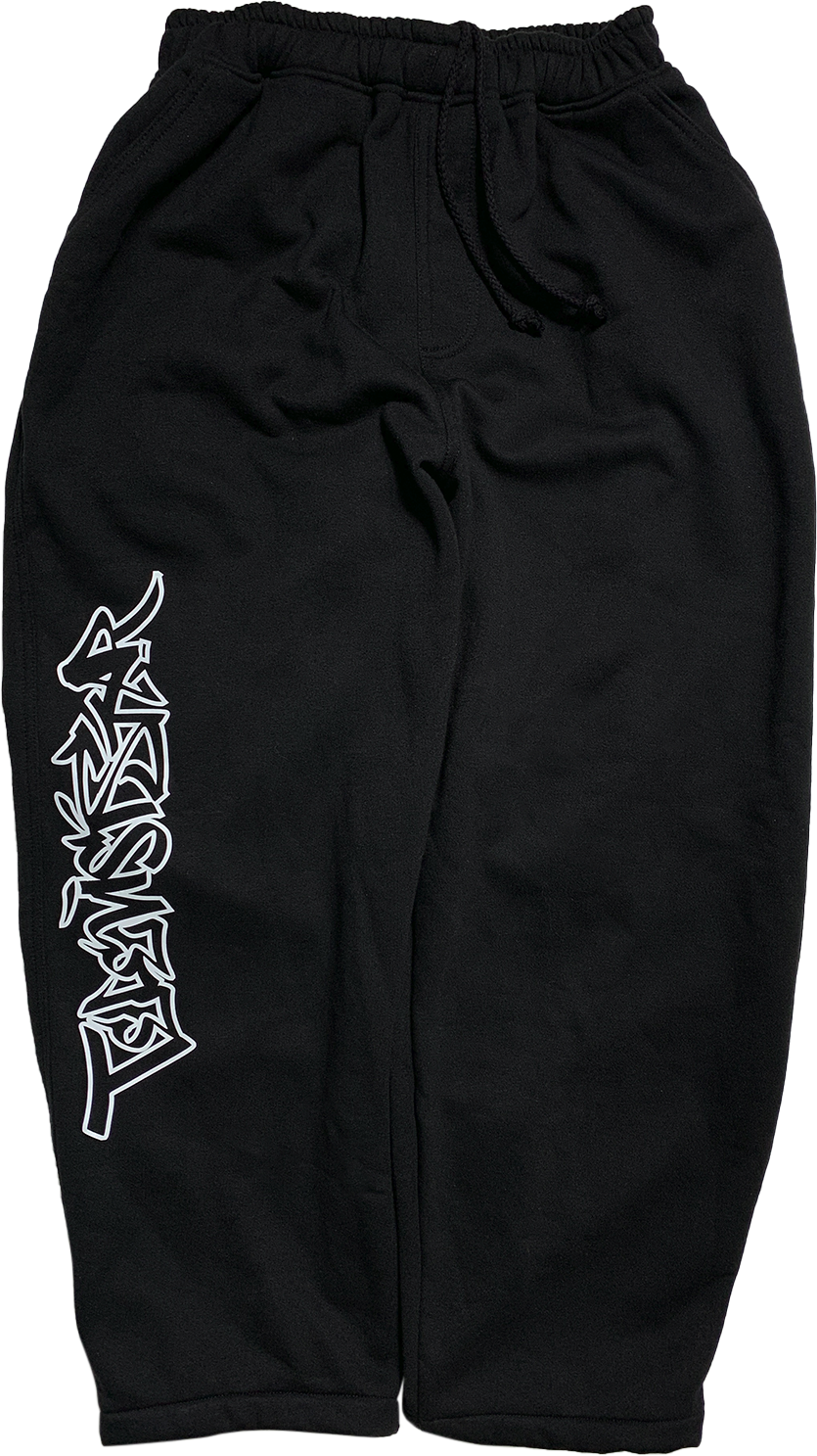 TAGG SWEAT PANT - BLACK