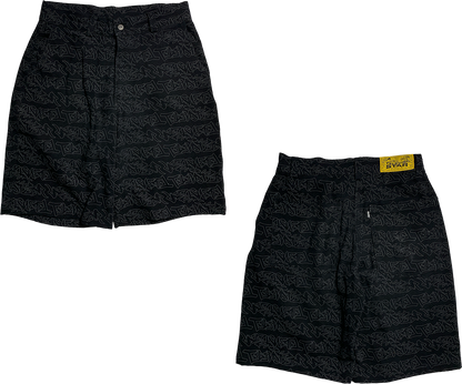 TAGG DENIM SHORT - BLACK