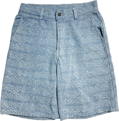 TAGG DENIM SHORT - LIGHT BLUE