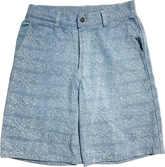 TAGG DENIM SHORT - LIGHT BLUE