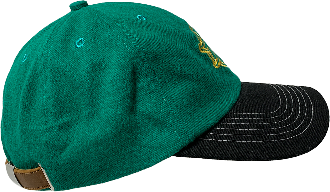 POLO HAT - GREEN/BLACK