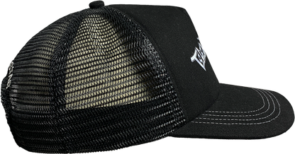 CHROME TAGG TRUCKER HAT - BLACK