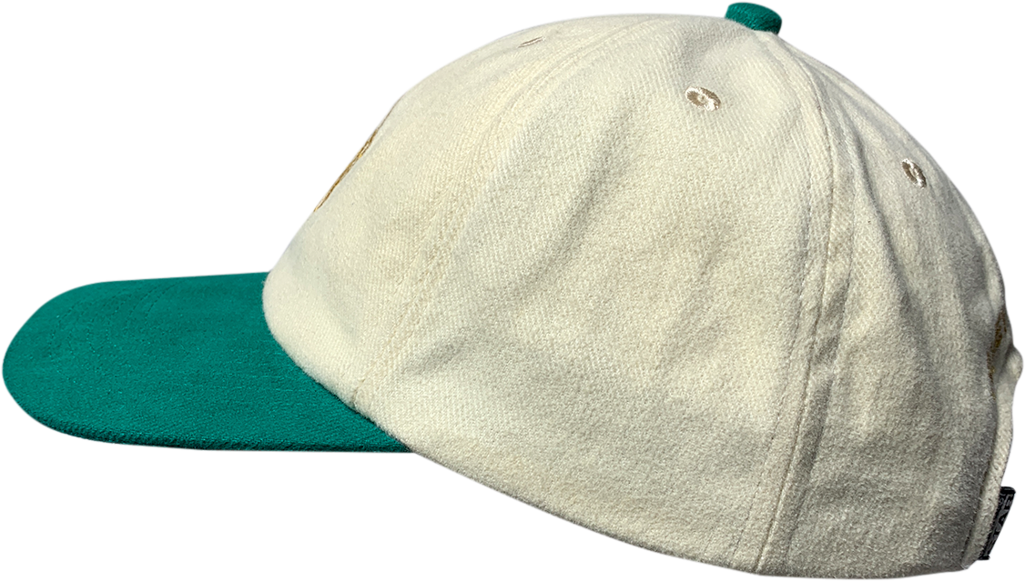 POLO HAT - BEIGE/GREEN