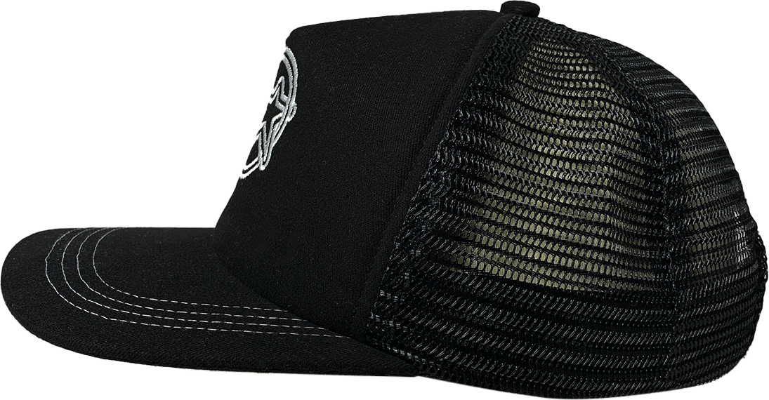 TVSTAR TRUCKER HAT - BLACK