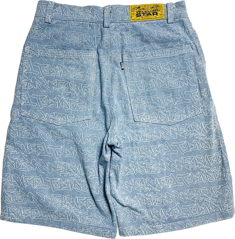 TAGG DENIM SHORT - LIGHT BLUE