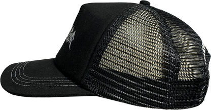 CHROME TAGG TRUCKER HAT - BLACK