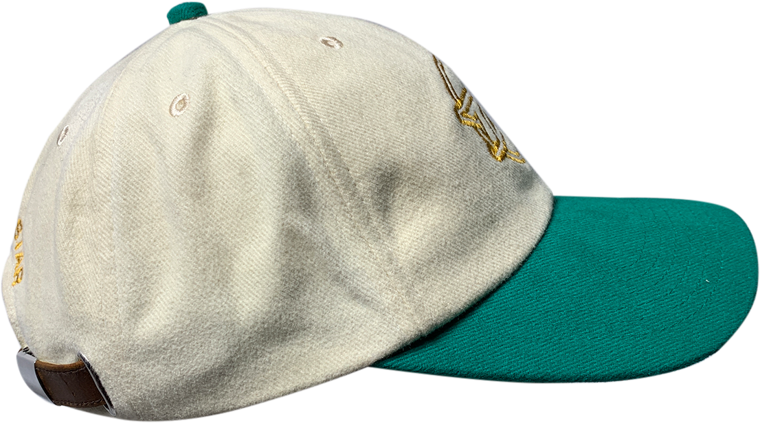 POLO HAT - BEIGE/GREEN