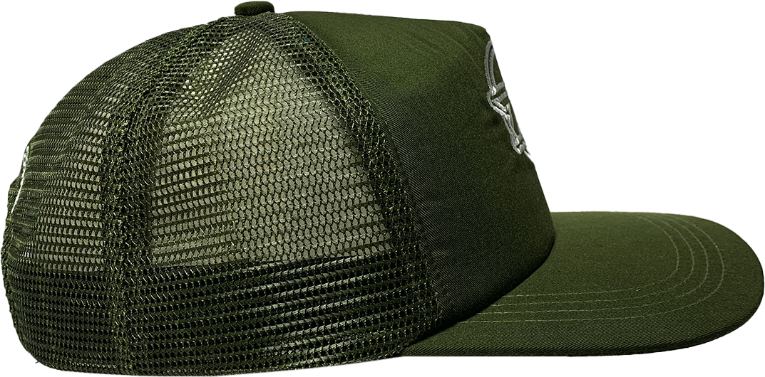 TVSTAR TRUCKER HAT - OLIVE