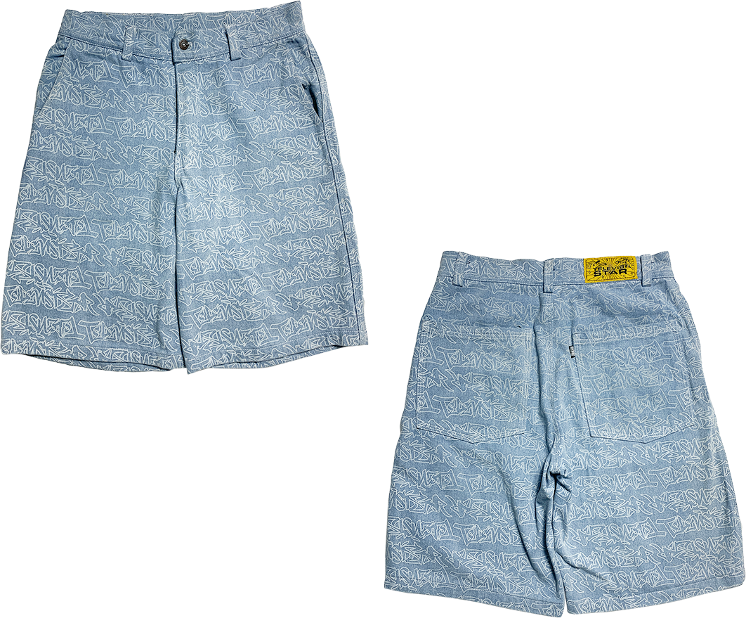 TAGG DENIM SHORT - LIGHT BLUE