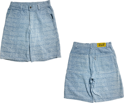 TAGG DENIM SHORT - LIGHT BLUE