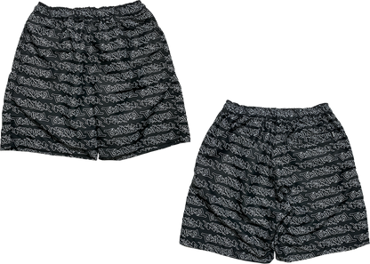 TAGG SHORT - BLACK/WHITE