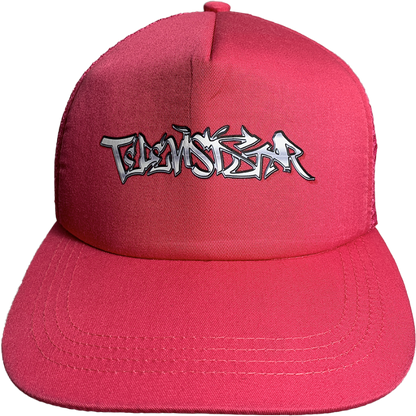 CHROME TAGG TRUCKER HAT - PINK