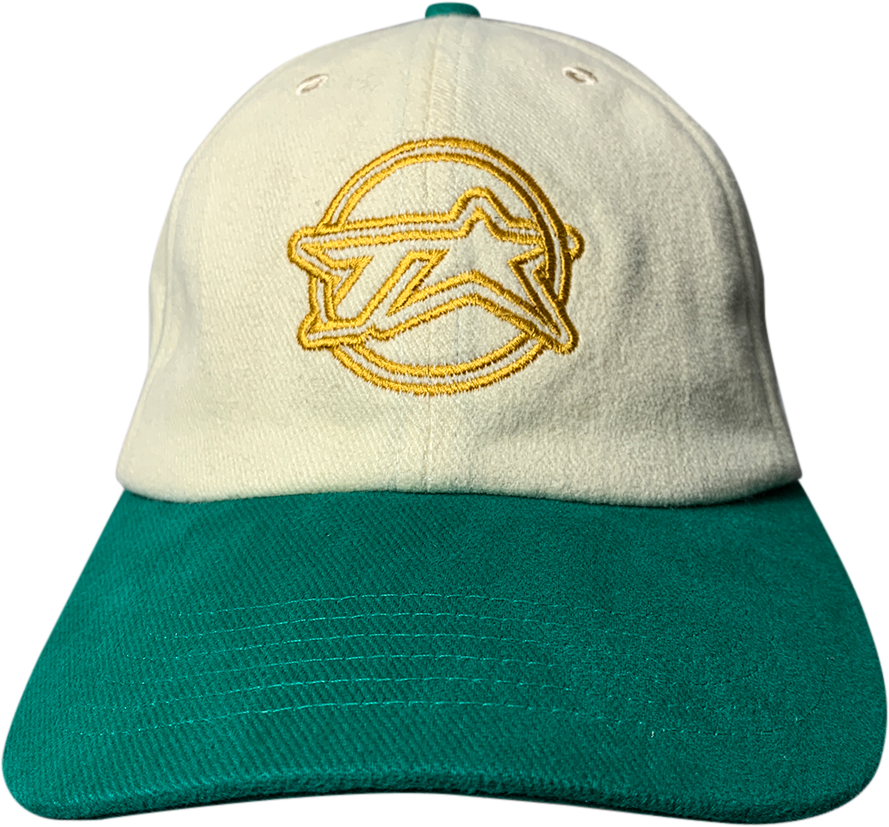 POLO HAT - BEIGE/GREEN