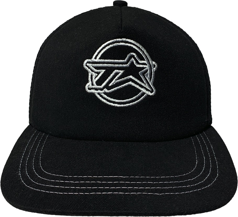 TVSTAR TRUCKER HAT - BLACK