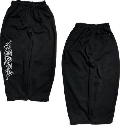 TAGG SWEAT PANT - BLACK