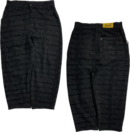 TAGG DENIM PANT - BLACK