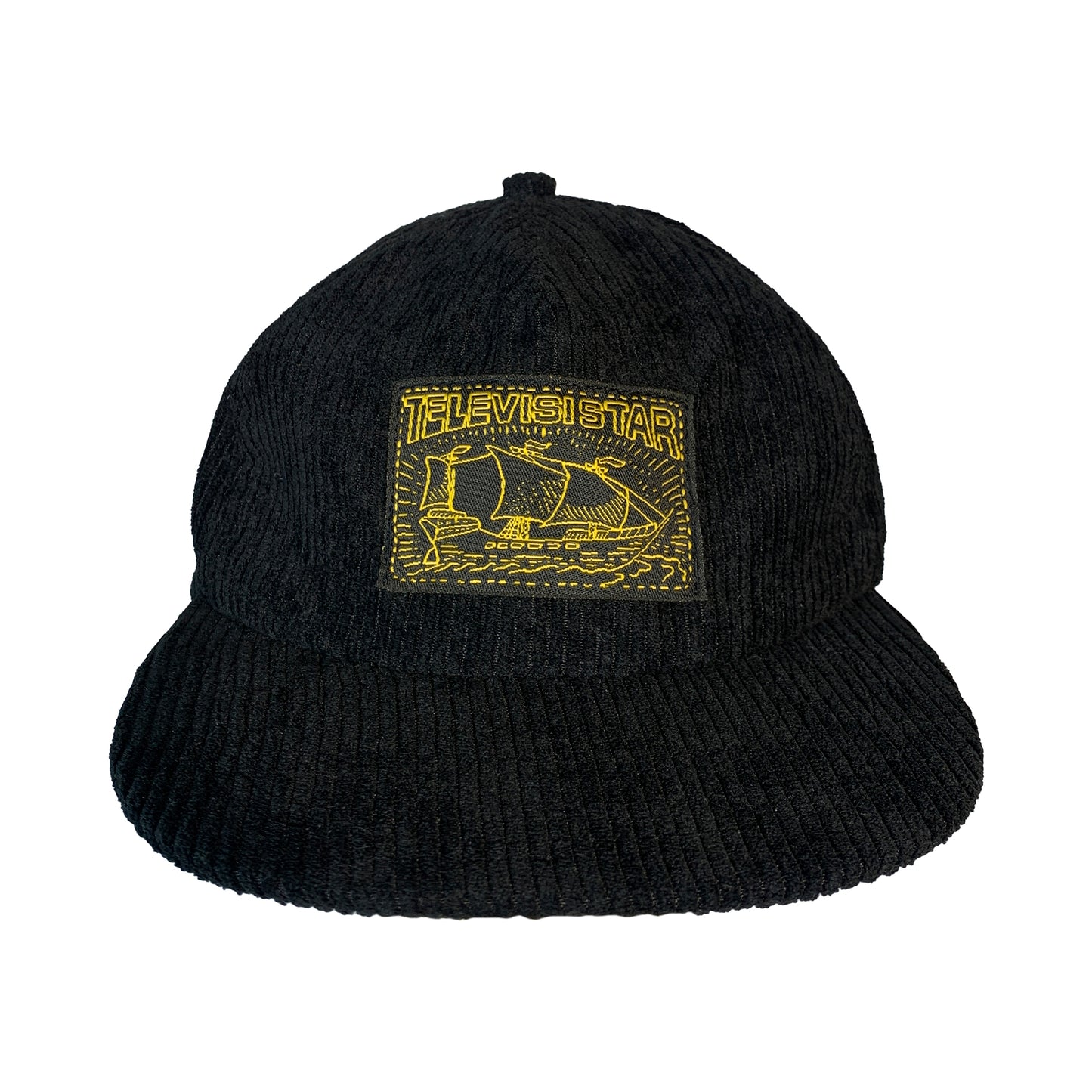 CORDUROY SAILOR 6 PANEL - BLACK