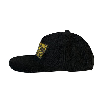 CORDUROY SAILOR 6 PANEL - BLACK