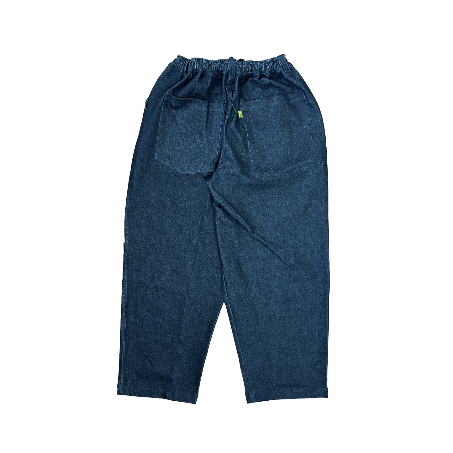 SUNNY FILMER DENIM PANT -BLACK DENIM BLACK STICHING