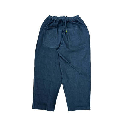 SUNNY FILMER DENIM PANT -BLACK DENIM BLACK STICHING