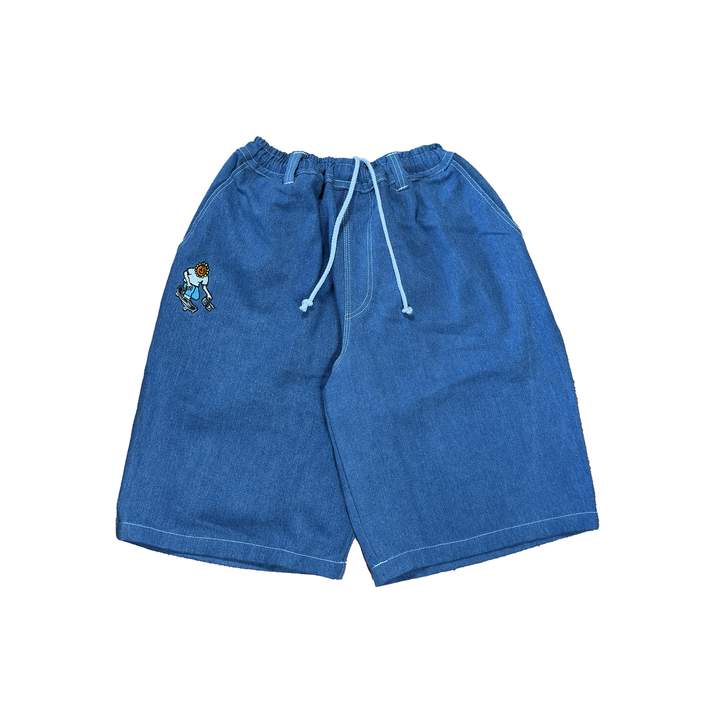 SUNNY FILMER DENIM SHORT - OCEAN BLUE
