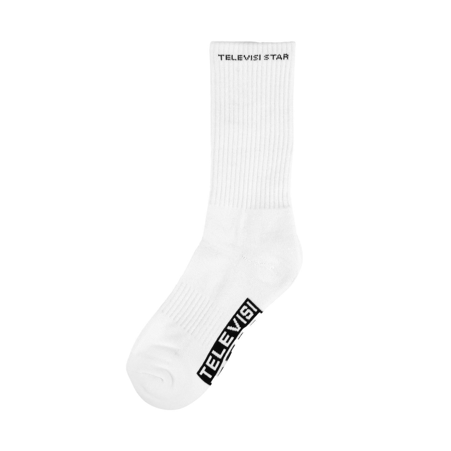 TVSTAR CREW SOCKS - WHITE