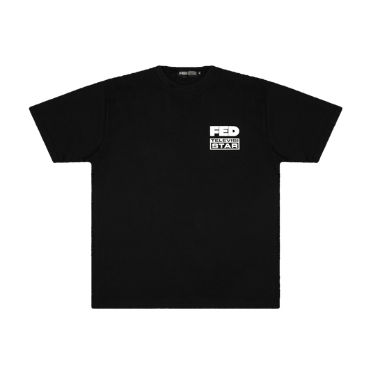 TVSTAR x FED TEE - BLACK