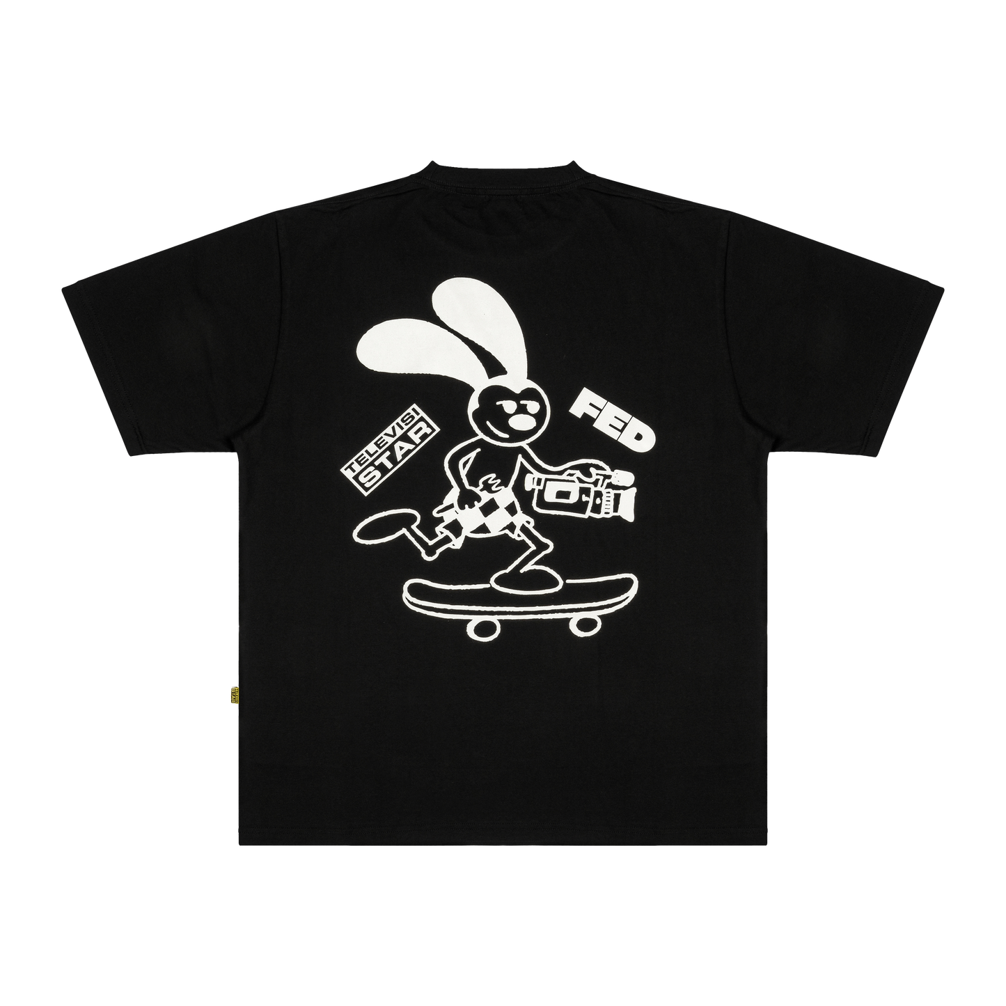 TVSTAR x FED TEE - BLACK