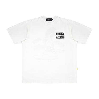 TVSTAR x FED TEE - WHITE