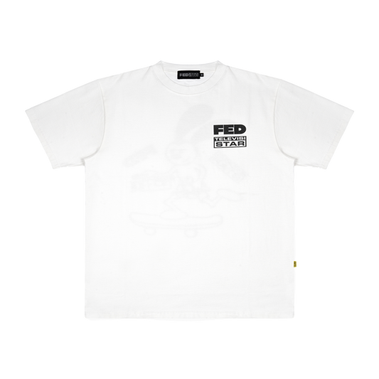 TVSTAR x FED TEE - WHITE