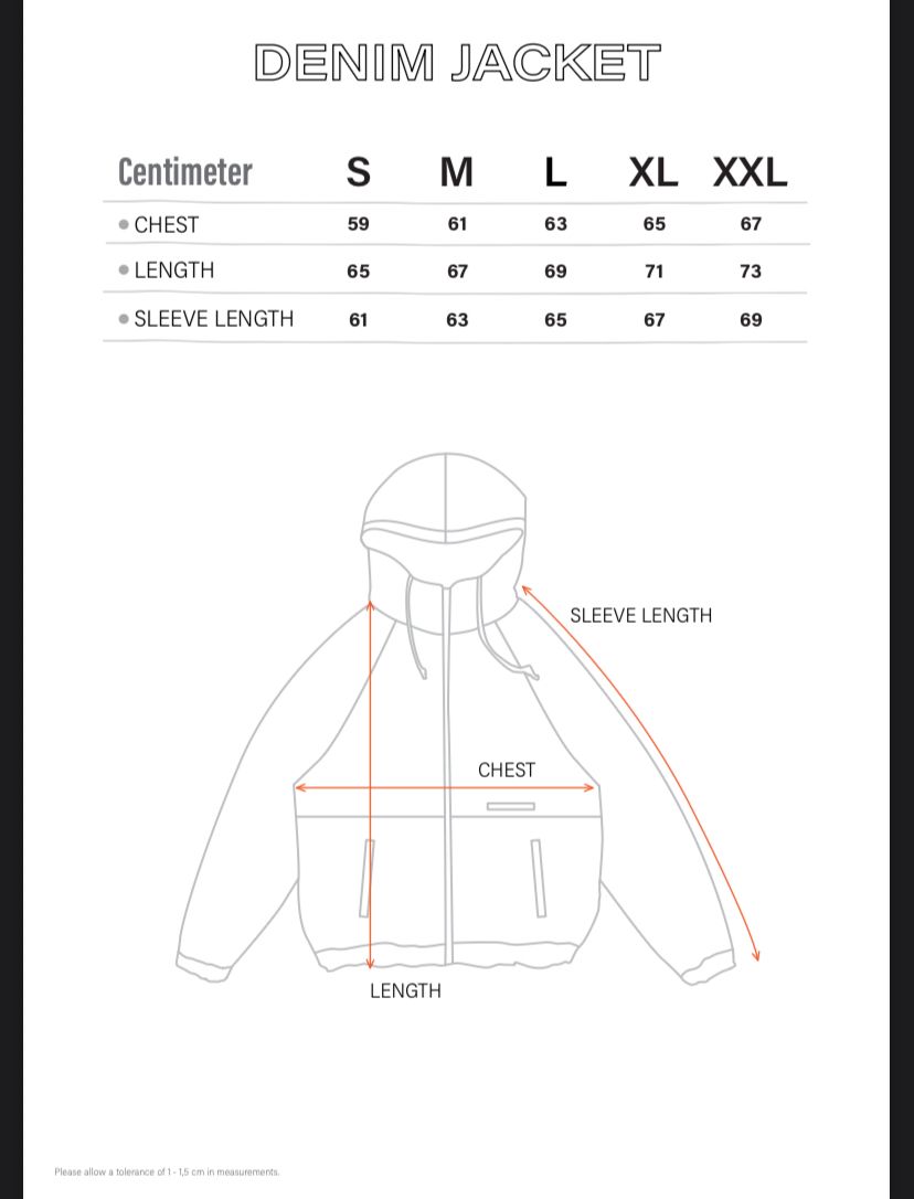 TVSTAR x SEX  DENIM WORK JACKET - BLACK