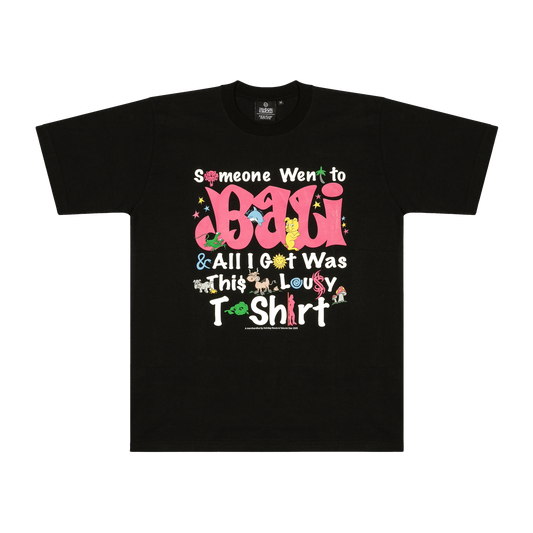 TVSTAR x HR LOUSY TEE - BLACK