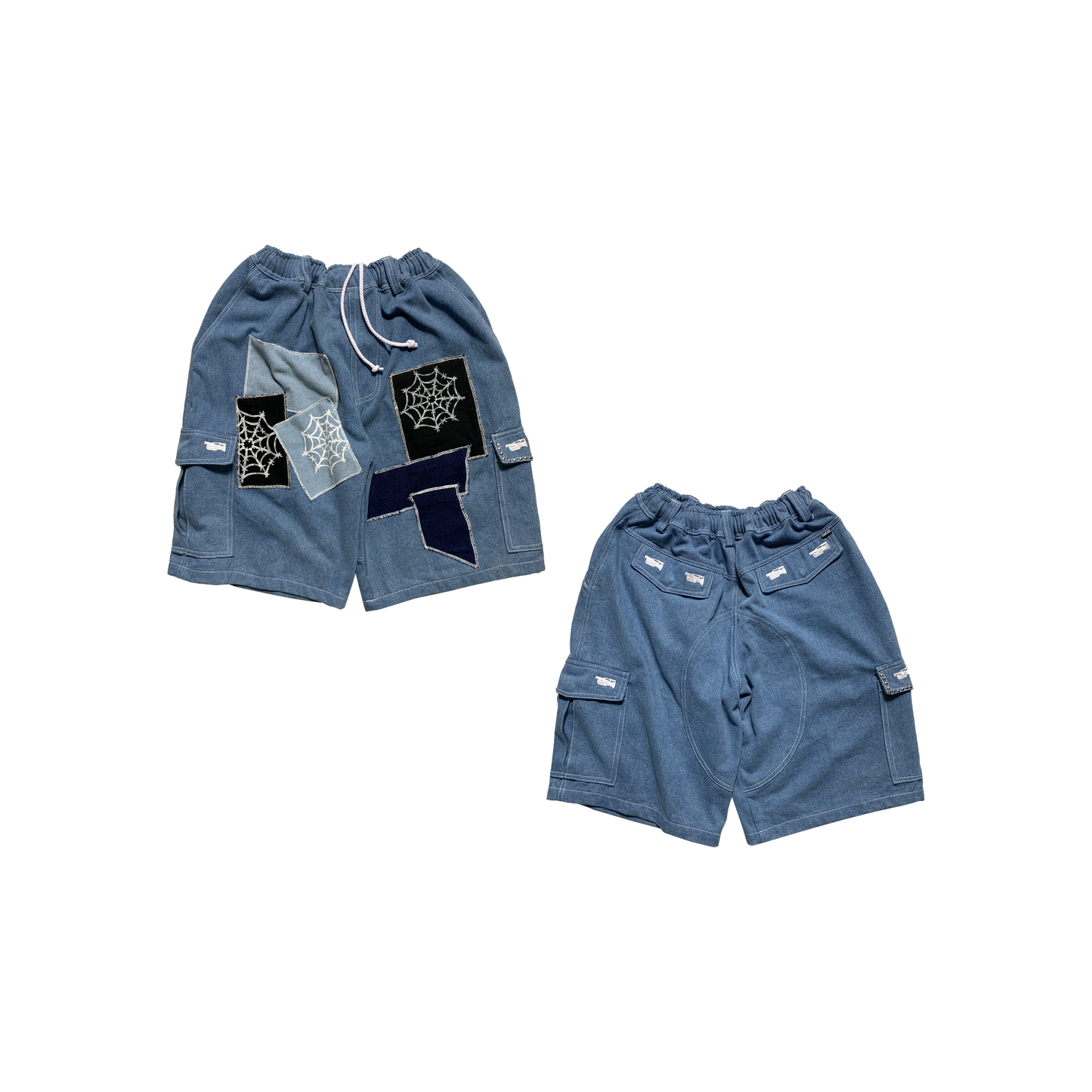 TVSTAR x BURU REWORKED VX1 CARGO SHORT - LIGHT BLUE