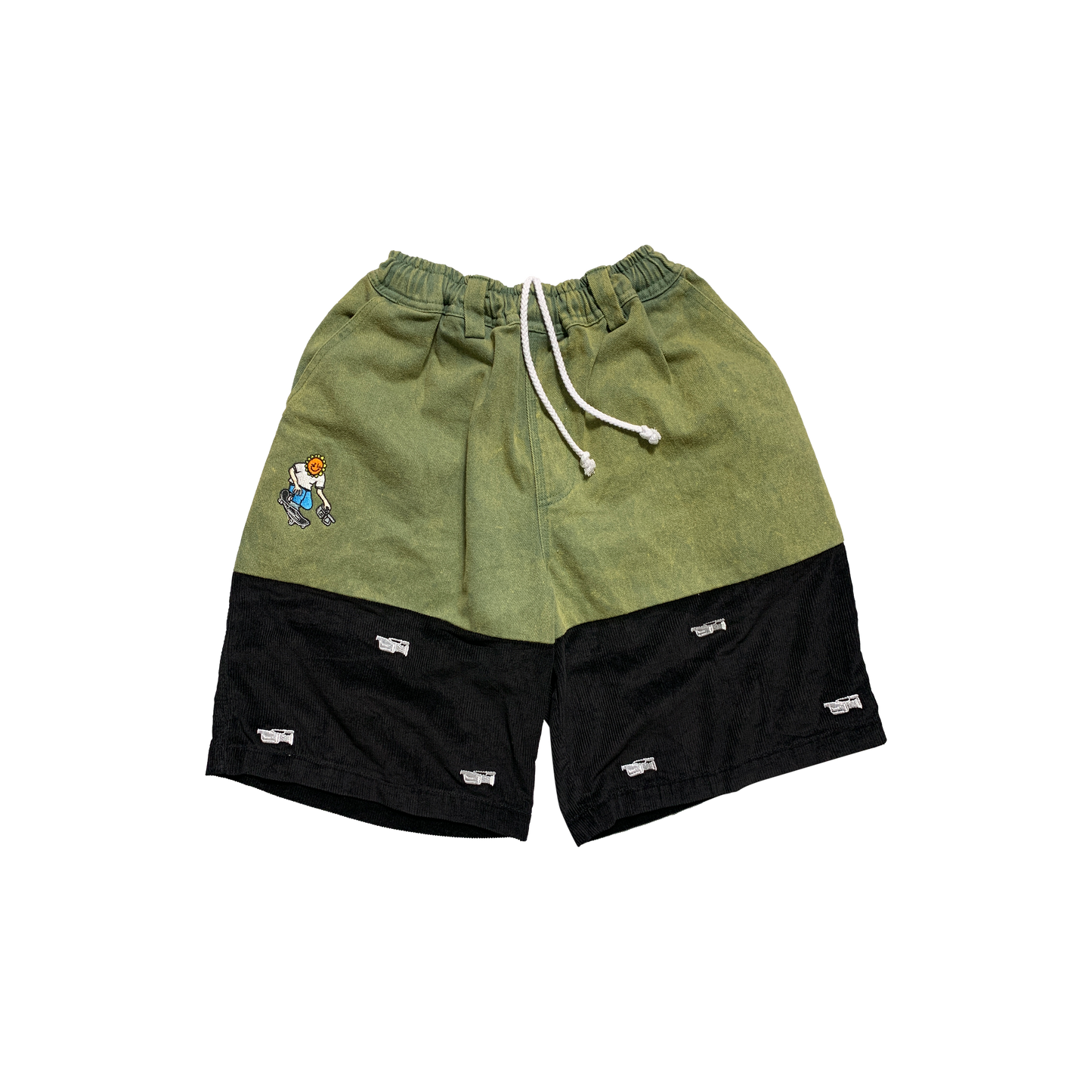 TVSTAR x BURU REWORKED SF/24VX SHORT - GREEN/BLACK