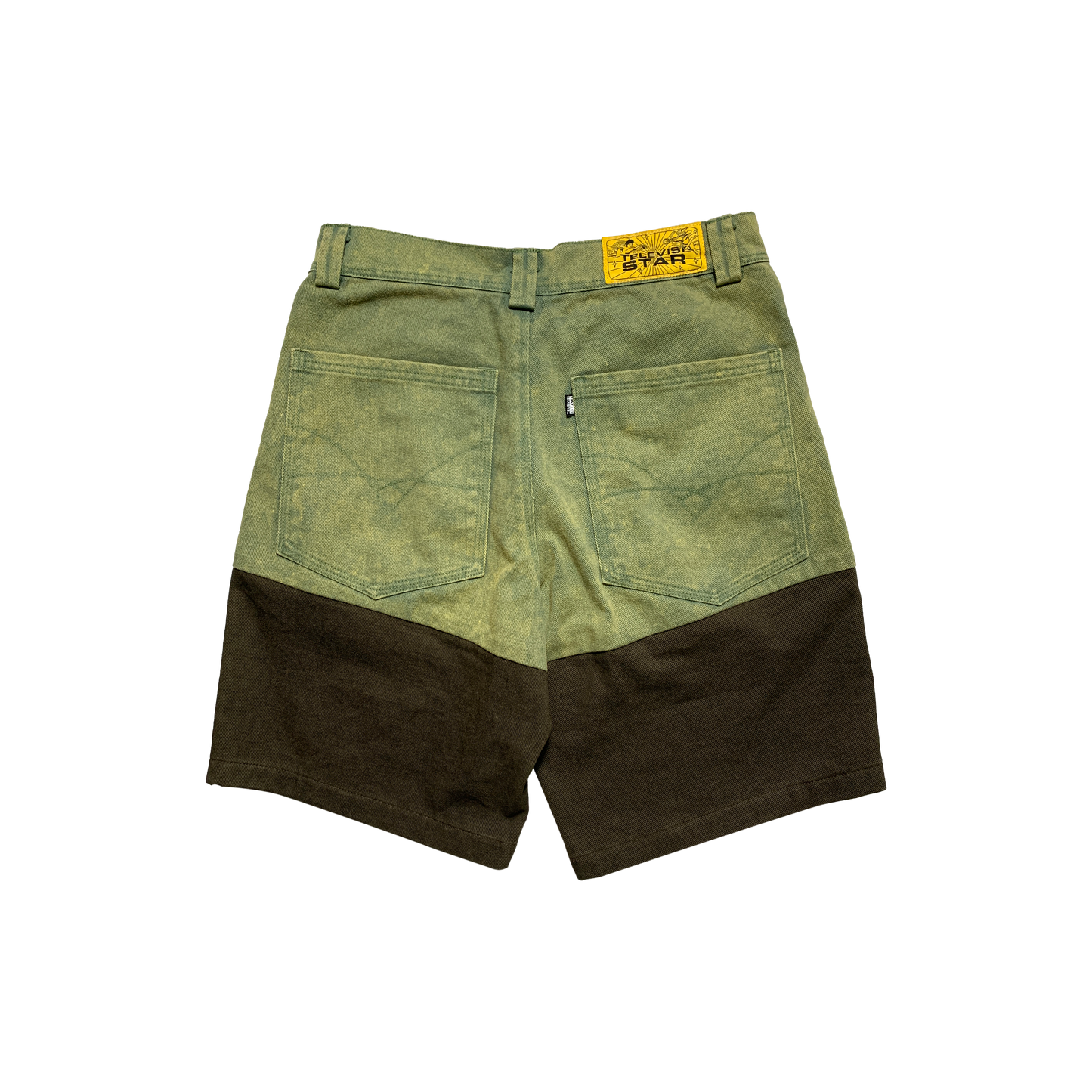 TVSTAR x BURU REWORKED SF SHORT - GREEN/BROWN