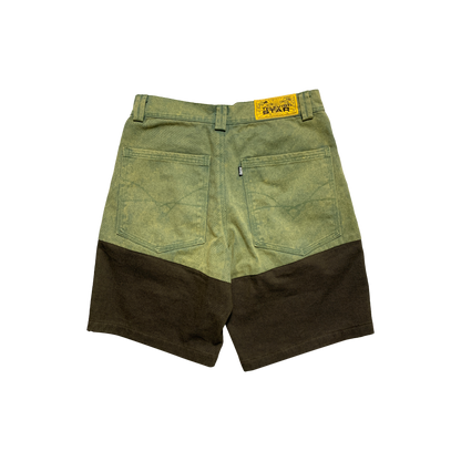 TVSTAR x BURU REWORKED SF SHORT - GREEN/BROWN