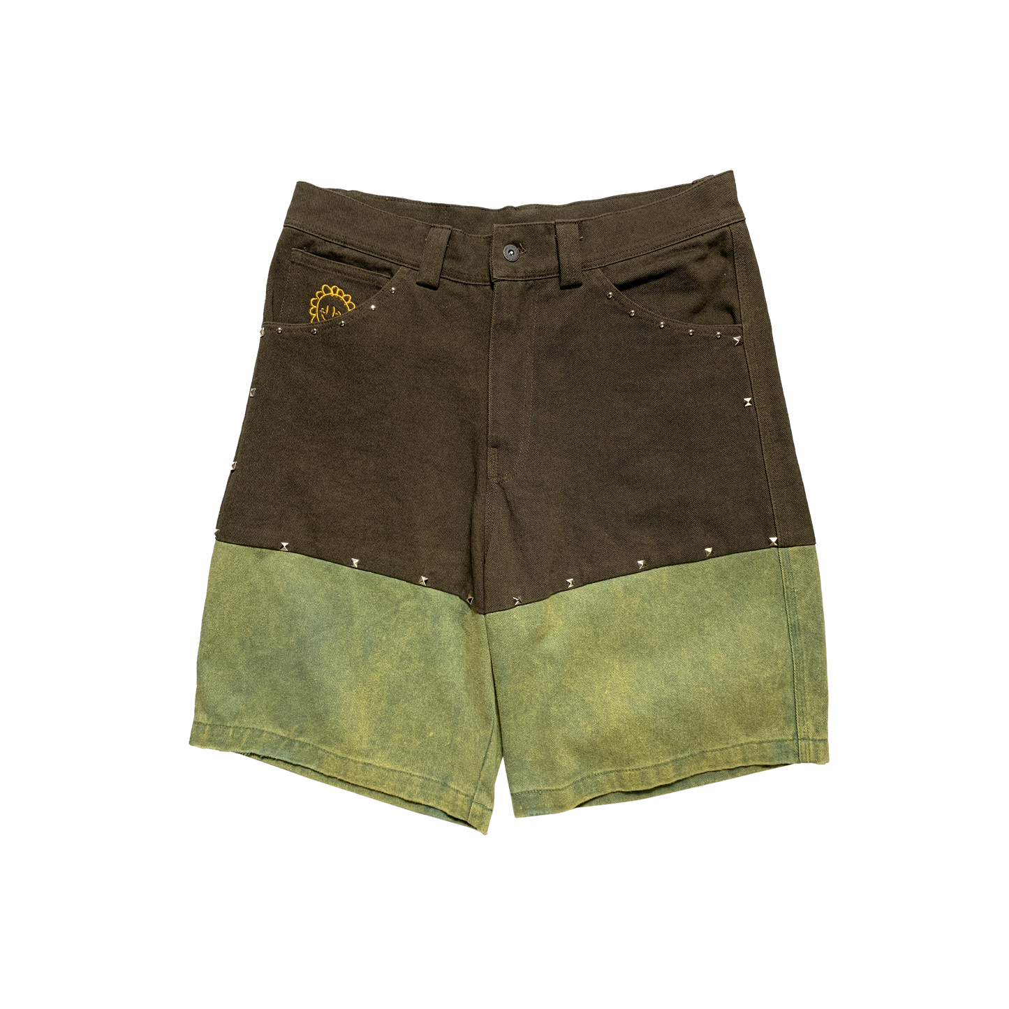 TVSTAR x BURU REWOKRED SF SHORT - BROWN/GREEN